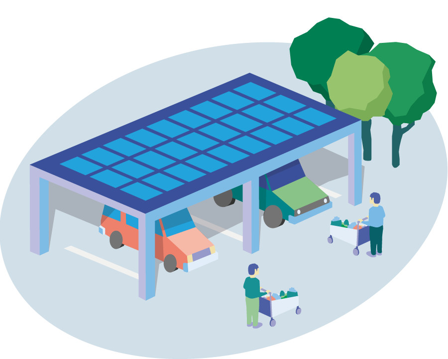 Ombrière de parking