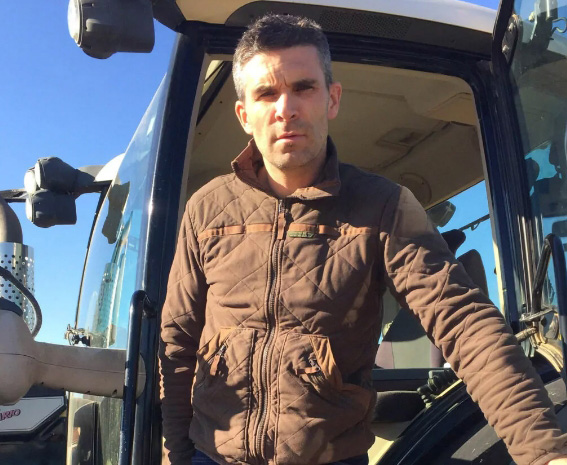 Sébastien, Agriculteur grandes cultures à Peyrilhac